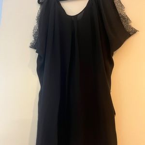JOIE Black Silk Sabrina Dress - Size XS